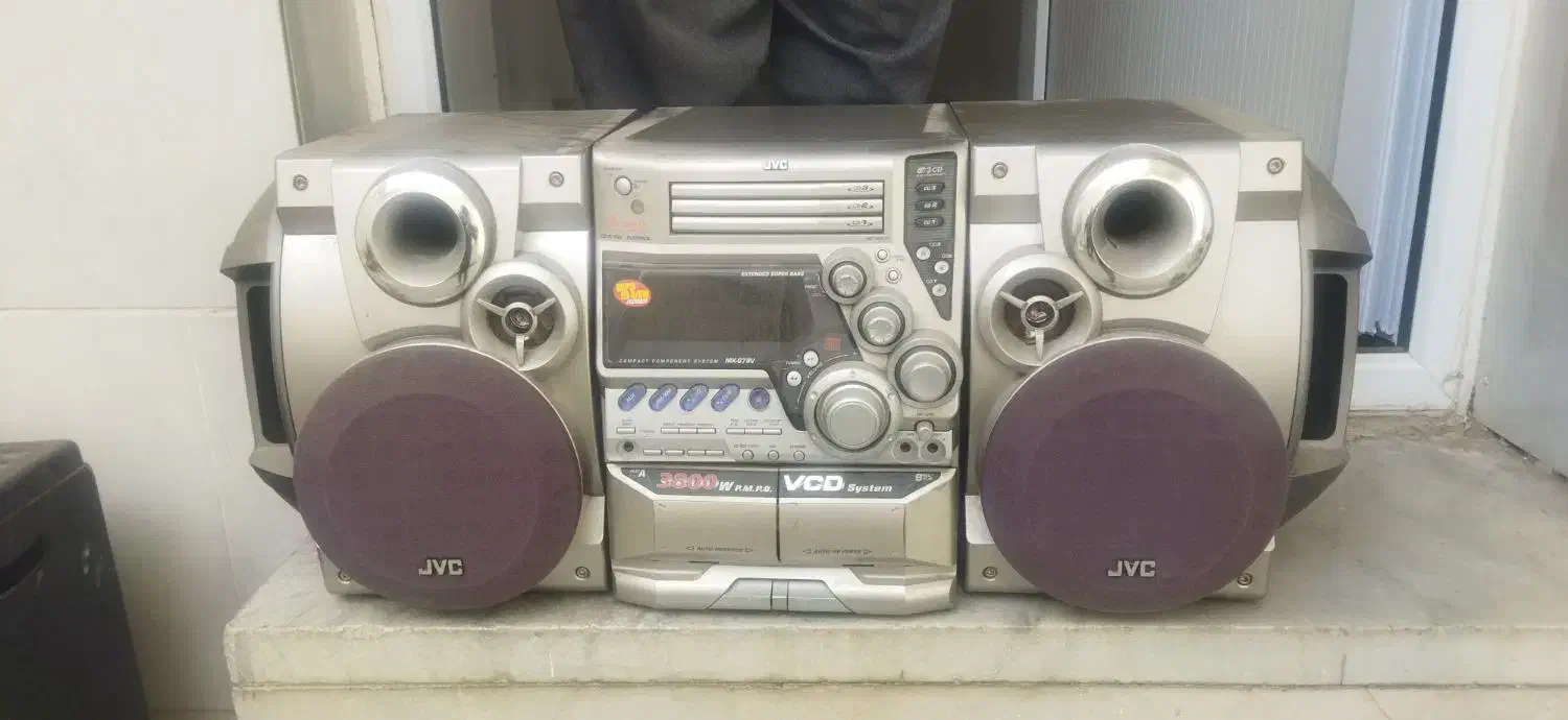 ضبط JVC دیسک خور و نوار کاست|سیستم صوتی خانگی|سنندج, |دیوار
