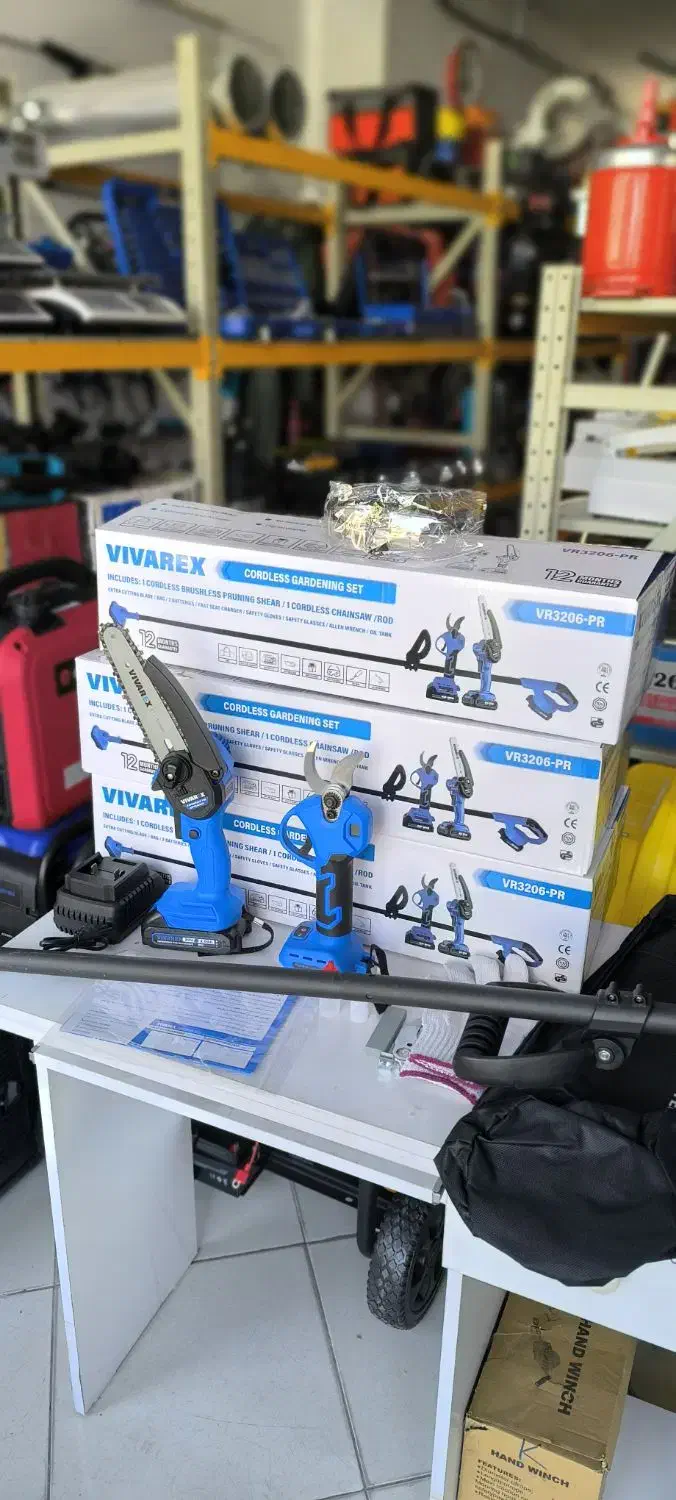 پک شارژی اره و قیچی شارژی بادسته۳ متری ابزار رسولی|ابزارآلات|بیرجند, |دیوار