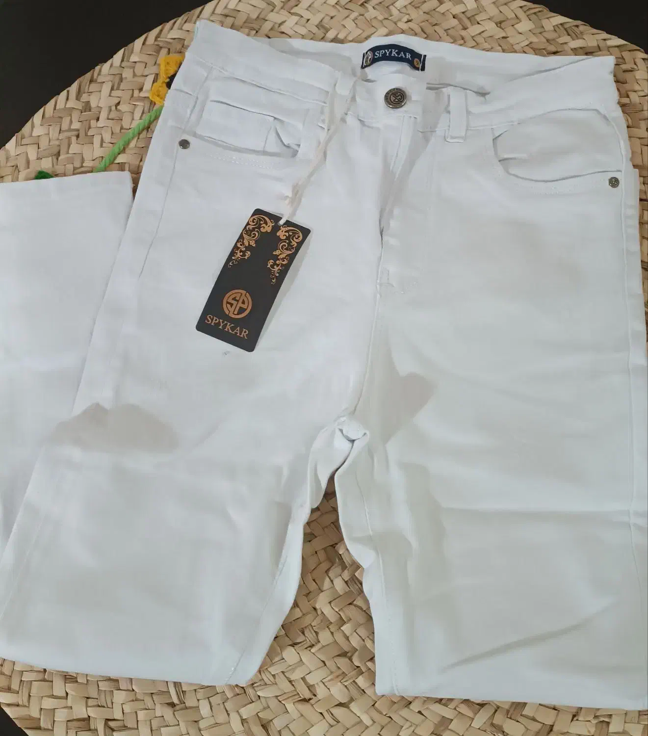 شلوارلی سفید لوله قد90|لباس|خمین, |دیوار