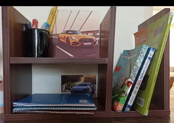 کتاب خانه رومیزی|کتابخانه، شلف، قفسه‌های دیواری|زنجان, |دیوار