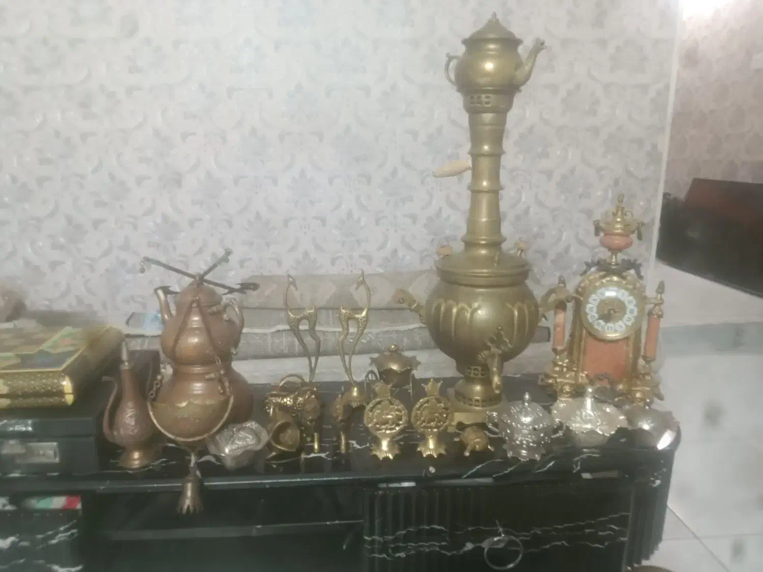 برنجی سماور زغالی|کلکسیون اشیاء عتیقه|تهران, ابوذر|دیوار