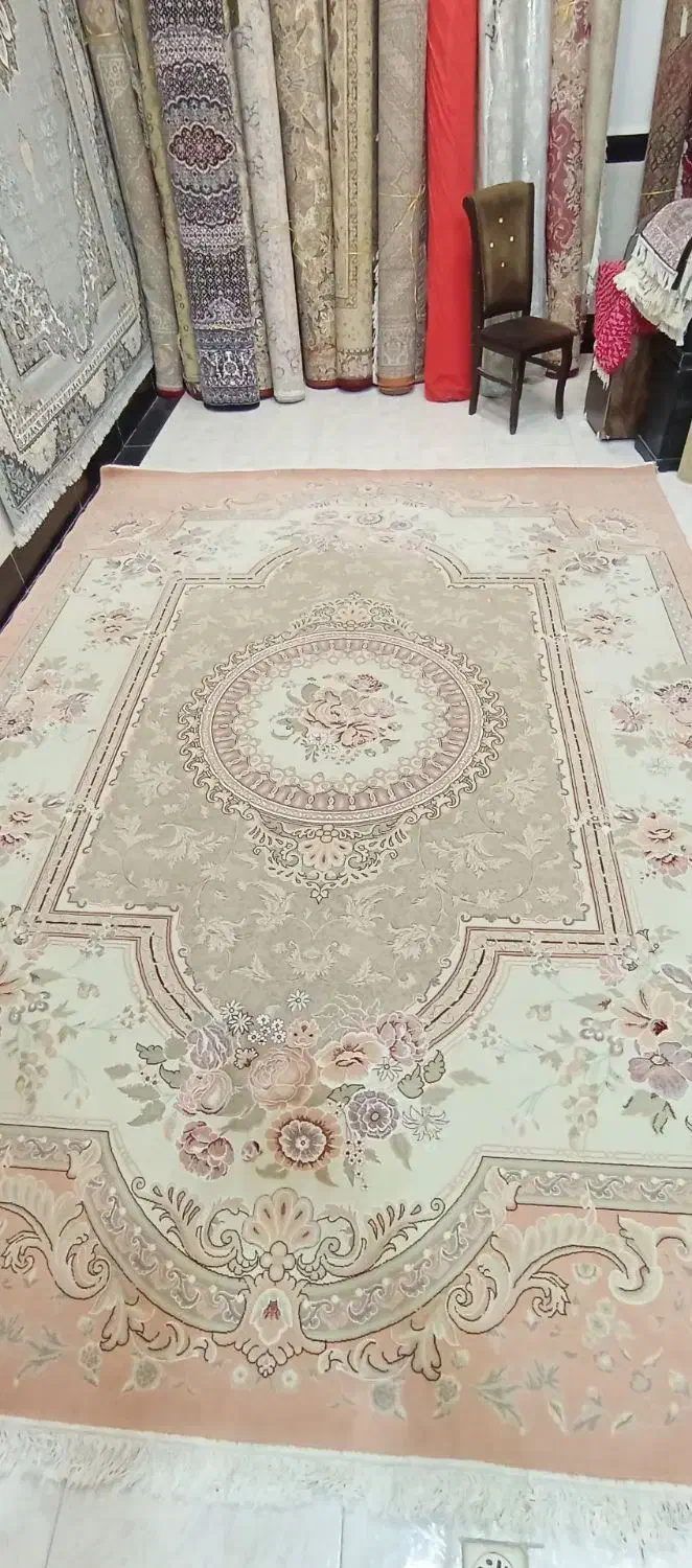 فرش۱۲متری کرم جفت درجه یک|فرش|اردبیل, |دیوار