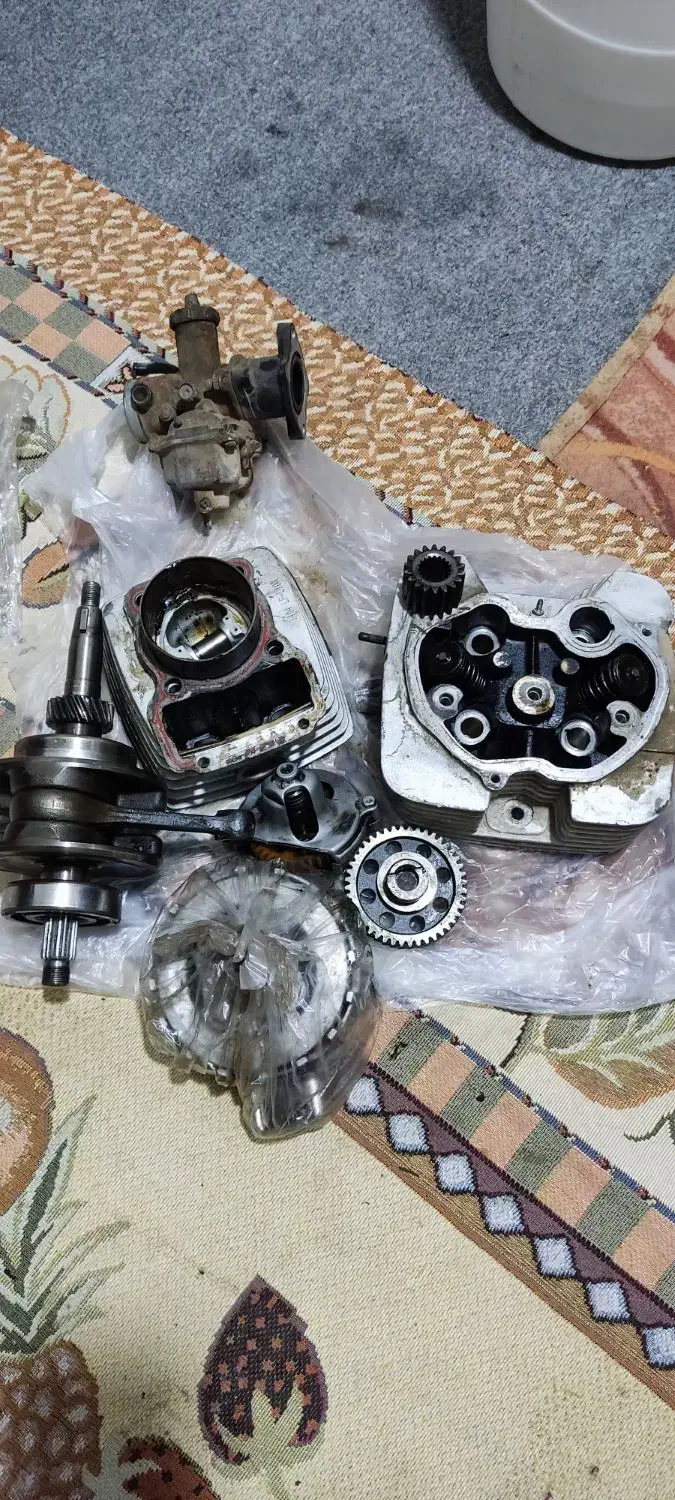 وسایل انجین کامل 200 سی سی|قطعات یدکی و لوازم جانبی|سعدآباد, |دیوار