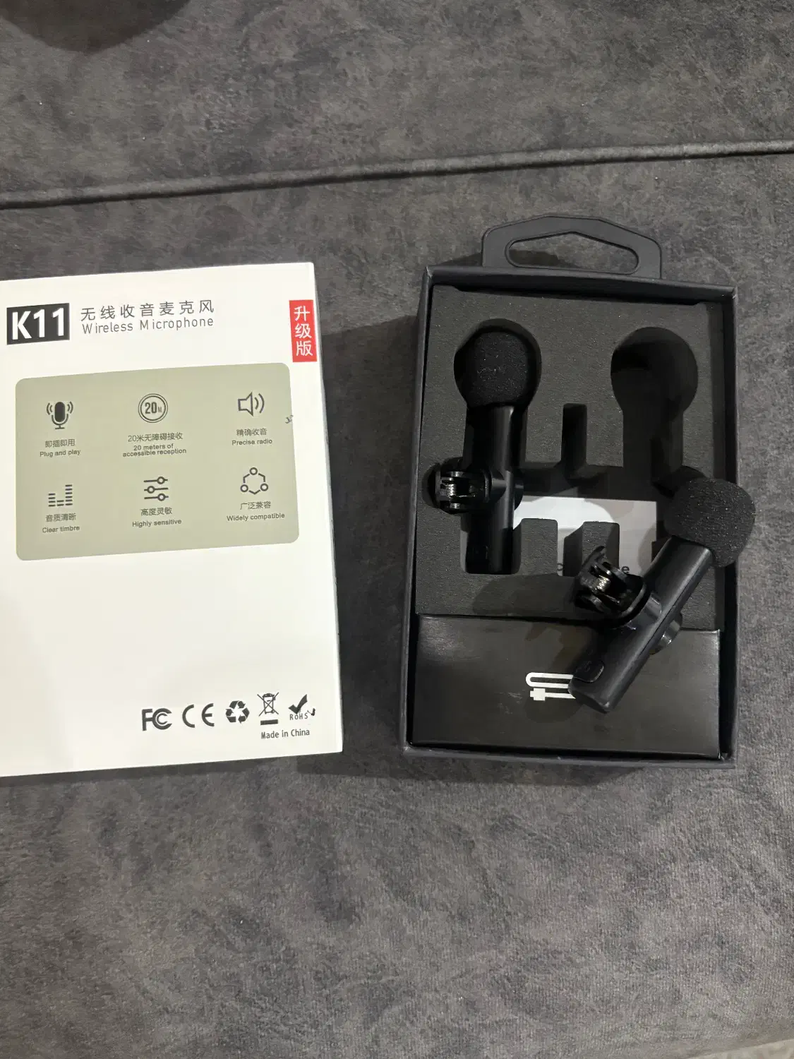 میکروفن یقه ای|لوازم جانبی موبایل و تبلت|کرج, حسین آباد (اکبر آباد)|دیوار