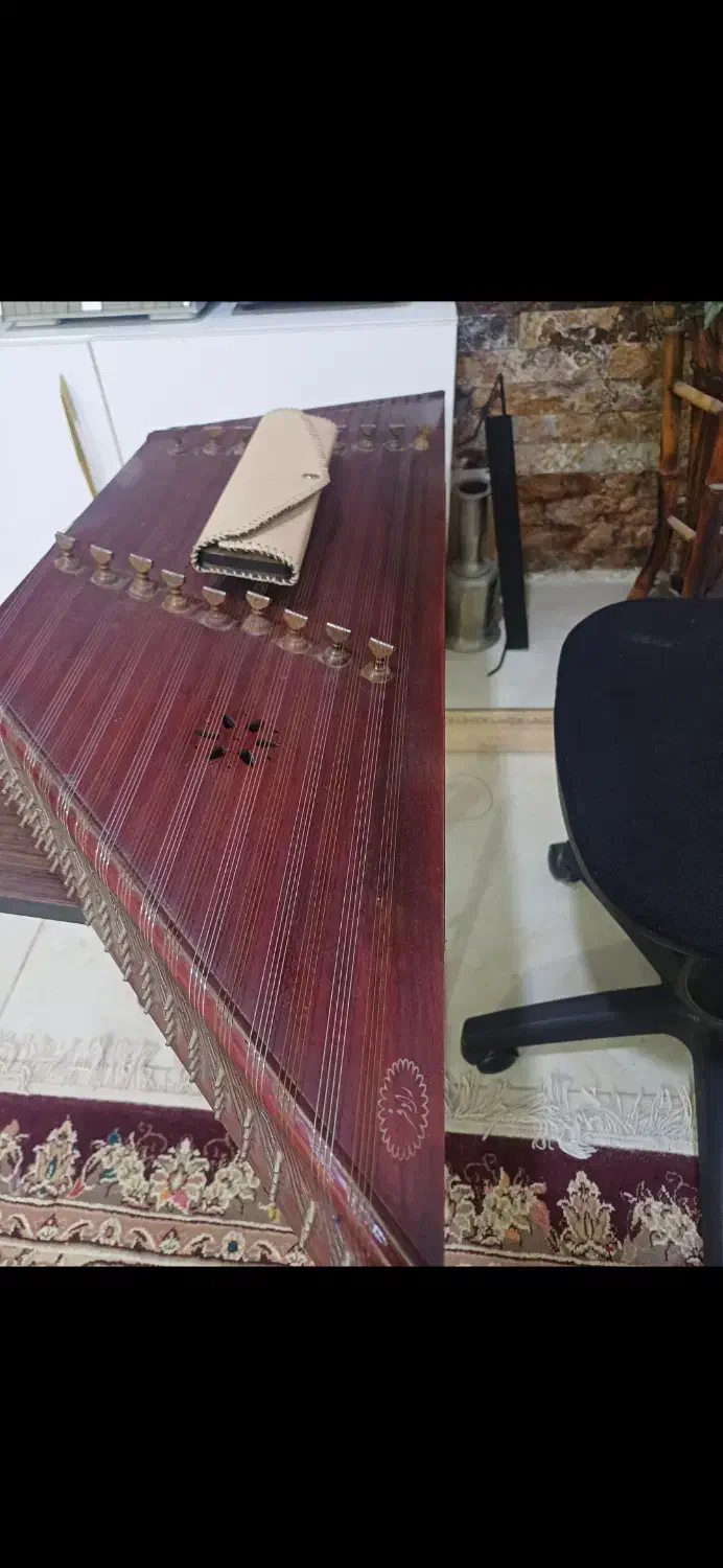 سنتور ۲مهر ویژه تمام گردو|سازهای سنتی|شوشتر, |دیوار