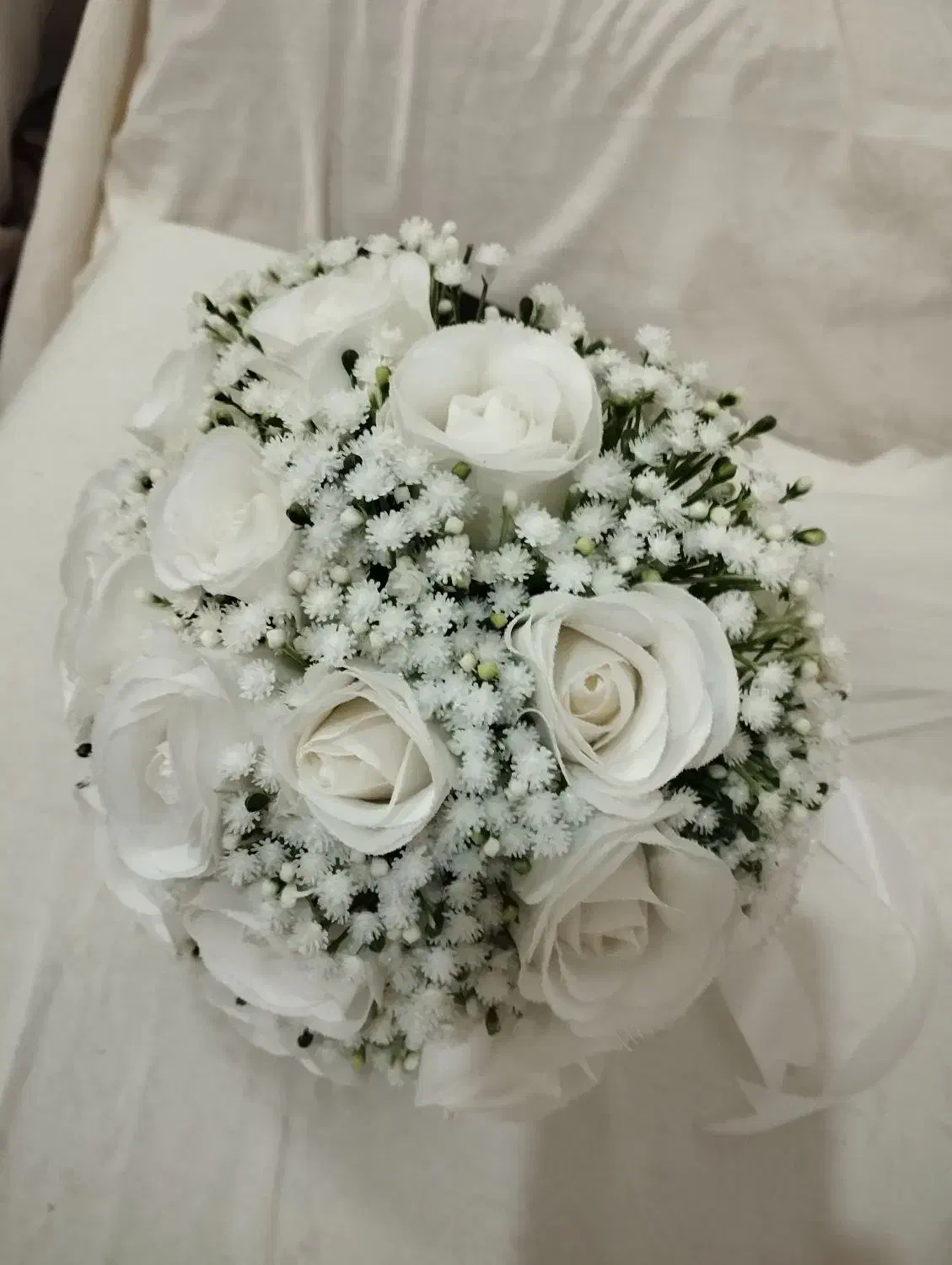 دسته گل عروس|گل مصنوعی|یزد, |دیوار