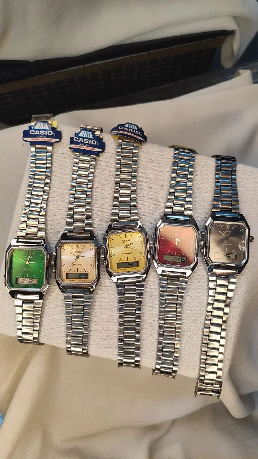 ساعت کاسیو دو زمانه صفحه رنگی|ساعت|رشت, حمیدیان|دیوار