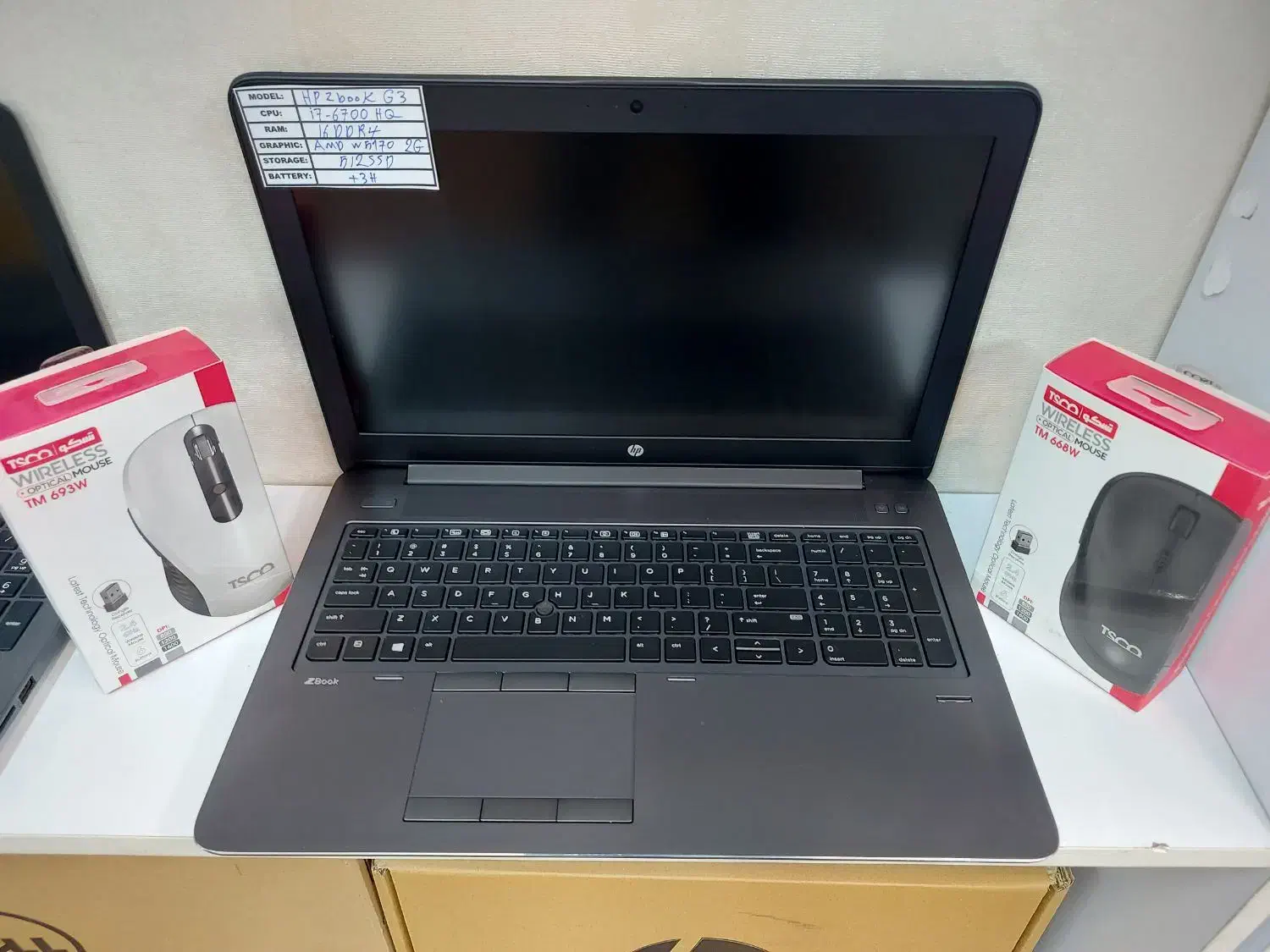 لپتاپzbook i7رم16ddr4هارد512ssdگرافیک6Gمجزاباضمانت|رایانه همراه|تهران, پونک|دیوار