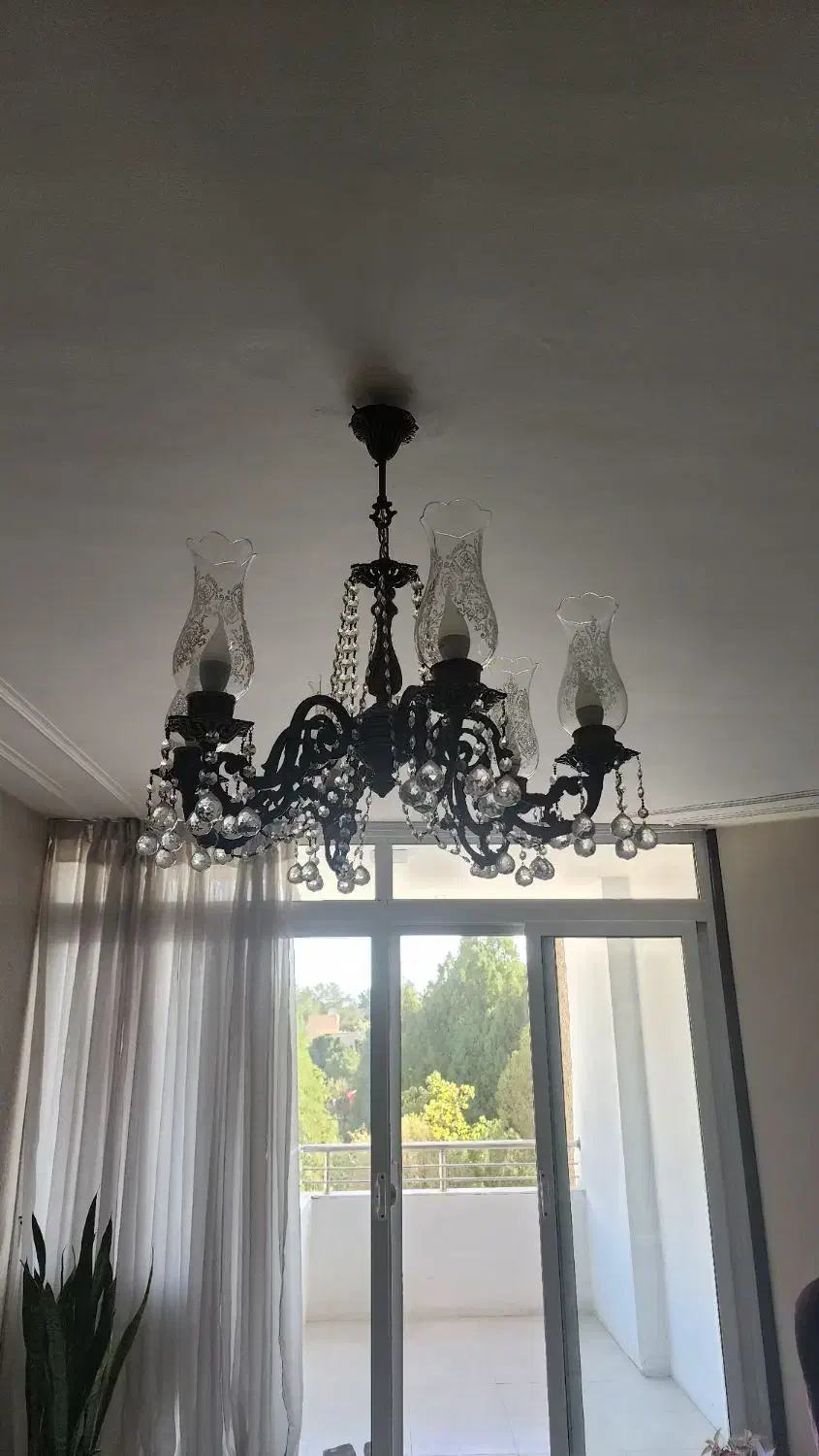 لوستر برنز|لوستر و چراغ آویز|اصفهان, خانه اصفهان|دیوار