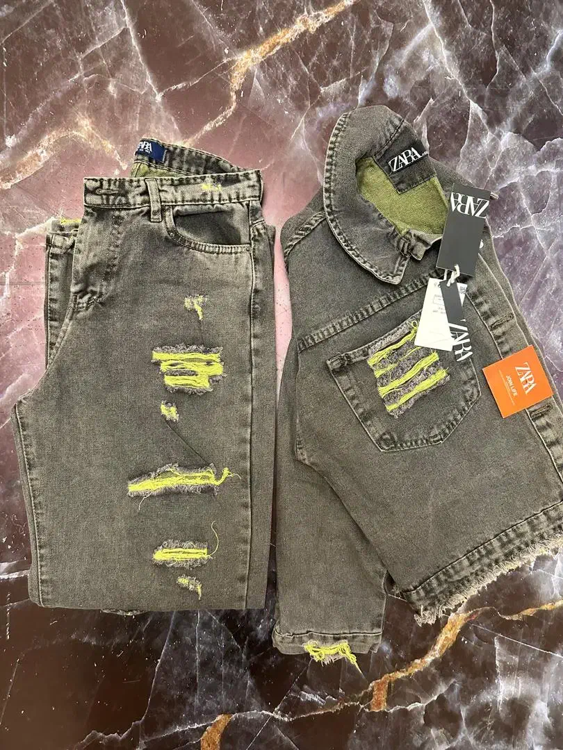 کت و شلوار جین زنانه ی اسپرت ترک قیمت مناسب|لباس|پرند, فاز ۶|دیوار