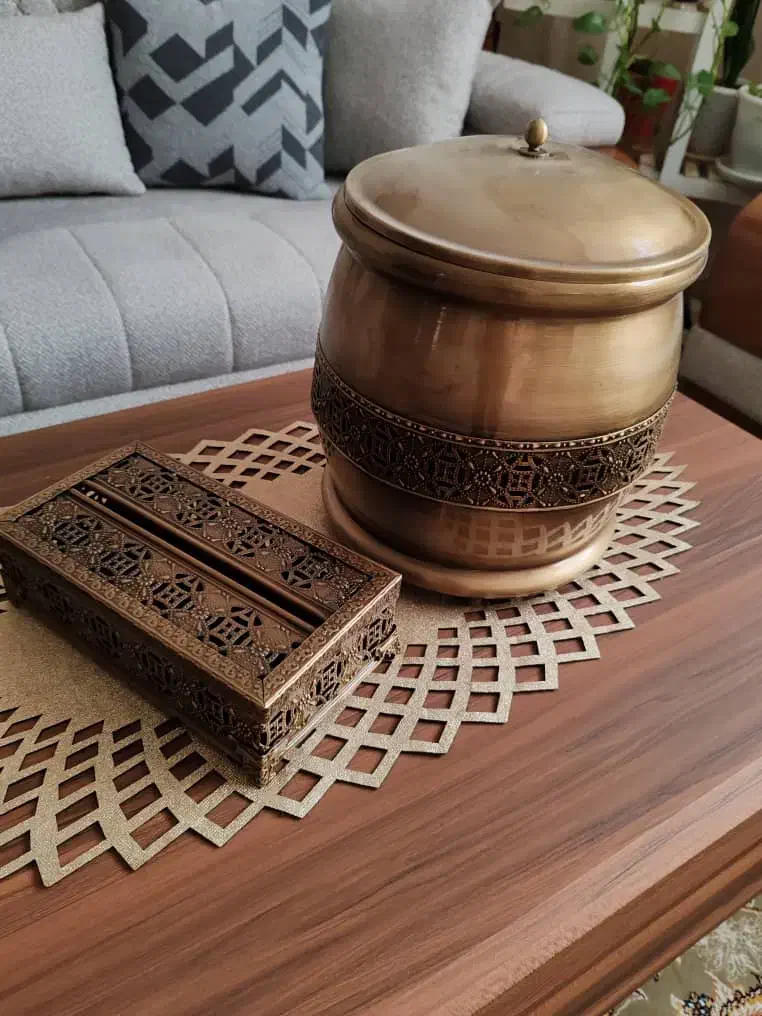 ست سطل وجا دستمالی|صنایع دستی و سایر لوازم تزئینی|شاهین‌شهر, عطار|دیوار