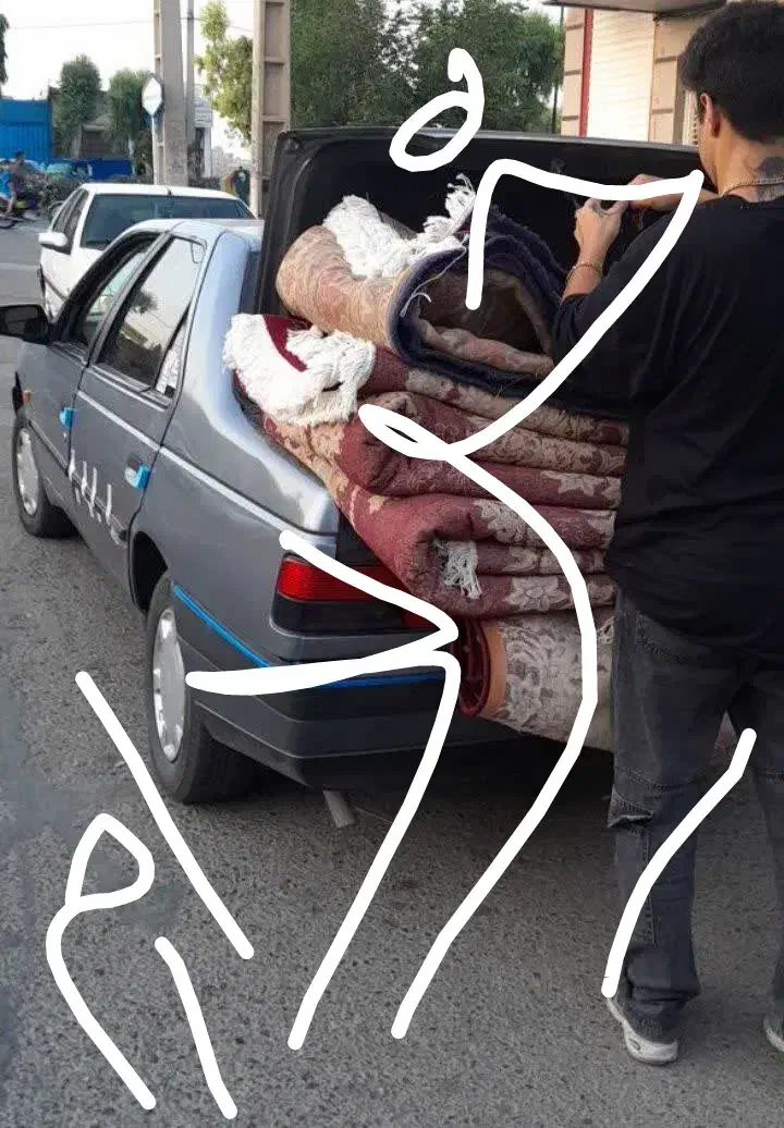 فروش فرشهای کارکرده دستبافت ماشینی|فرش|قم, شهرک فاطمیه|دیوار