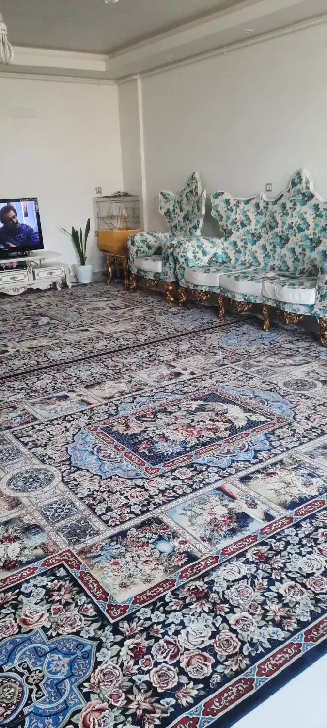 یه جفت فرش ۱۲متری طرح باغ ارم|فرش|اقبالیه, |دیوار