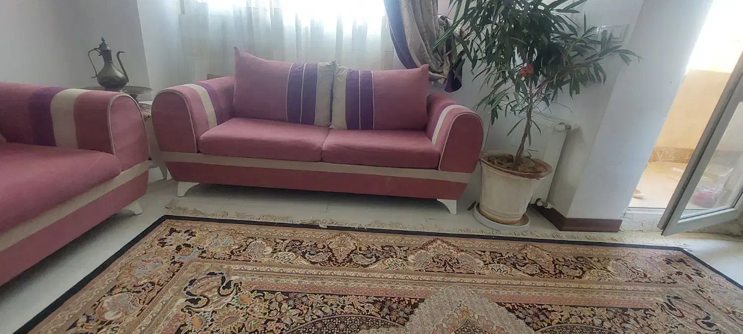 مبل ۷ نفره و میز جلو مبلی|مبلمان خانگی و میز عسلی|شاهدشهر, |دیوار