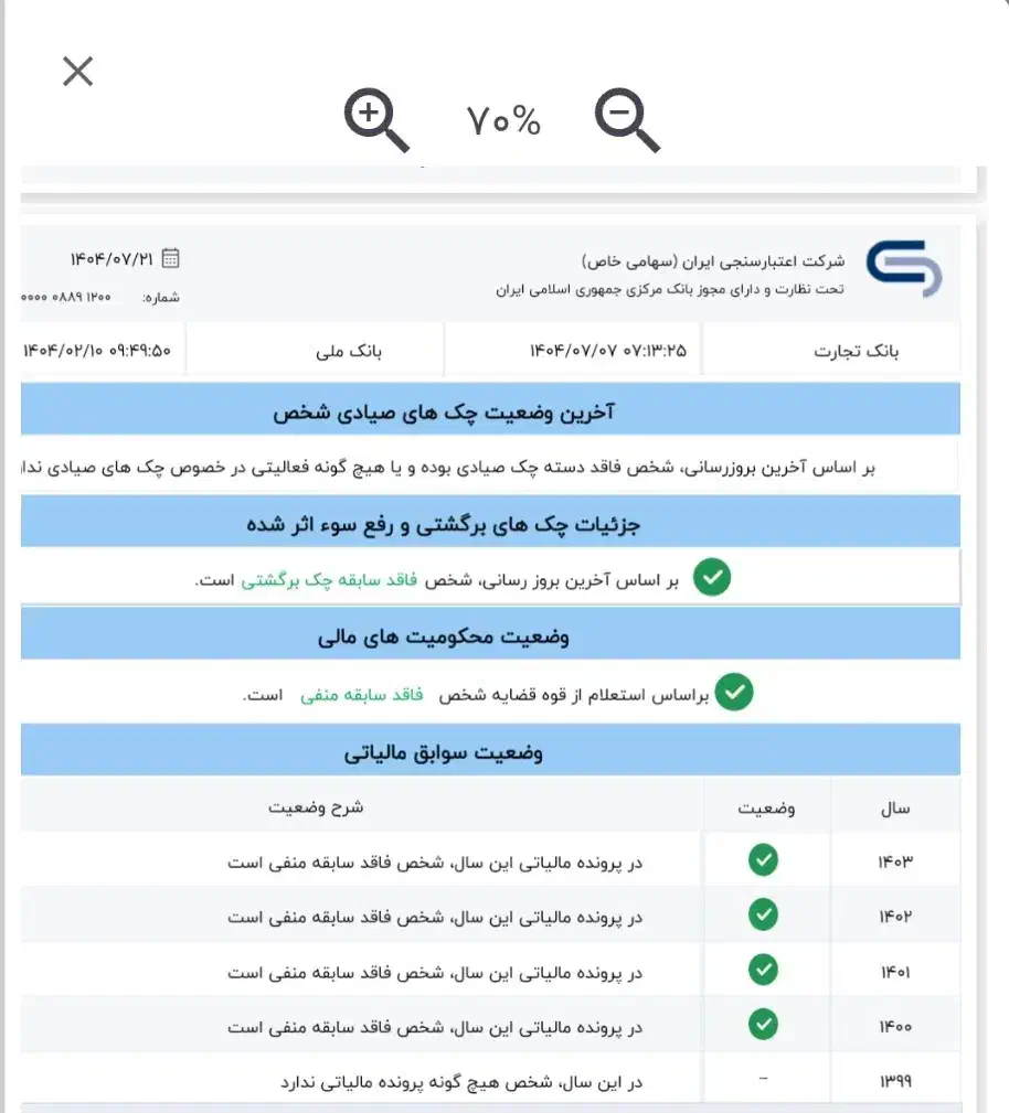 رتبه اعتباری c2|خدمات مالی، حسابداری، بیمه|قصرشیرین, |دیوار