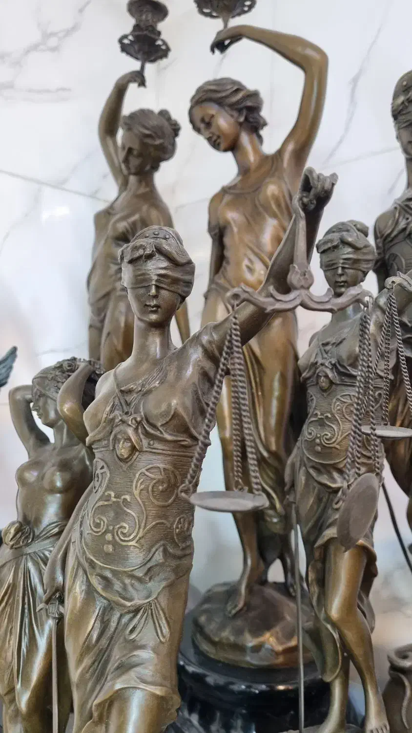 مجسمه برنزی ترازو|مجسمه، تندیس، ماکت|تهران, نجات اللهی|دیوار