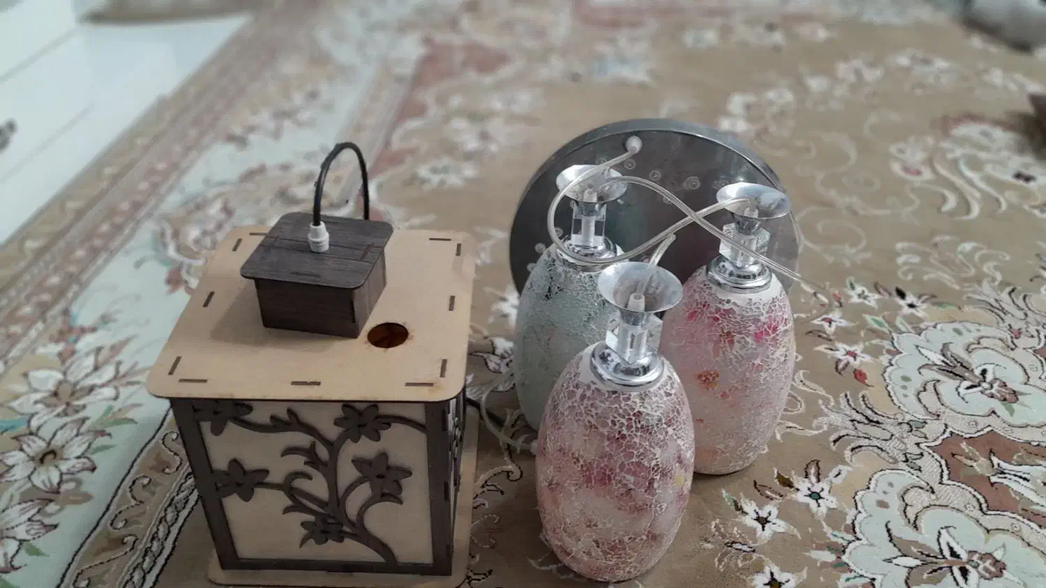 لوستر|لوستر و چراغ آویز|رباطکریم, مسکن مهر آبشناسان|دیوار