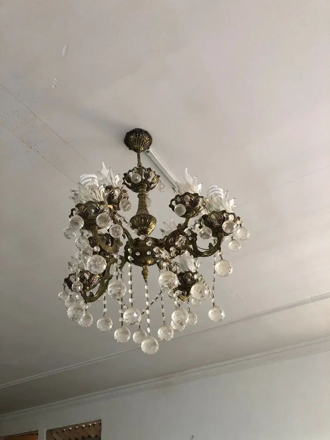 لوستر برنزی|لوستر و چراغ آویز|اهر, |دیوار