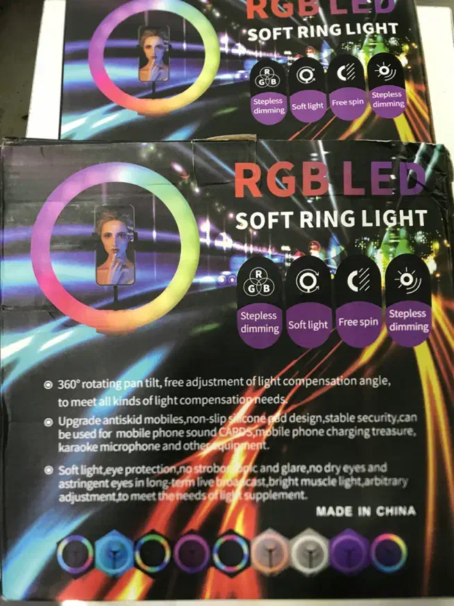 رینگ لایت به همراه پایه|دوربین عکاسی و فیلم‌برداری|قزوین, |دیوار