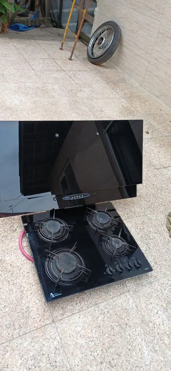 هود و گاز ک سینک|هود|سیاهکل, |دیوار