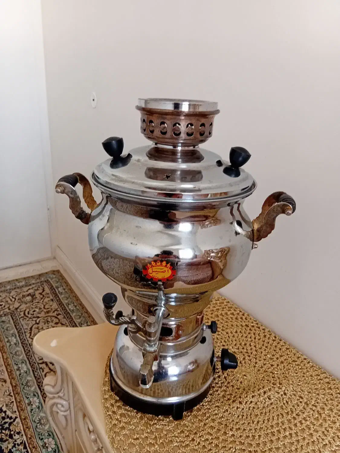 سماور گازی ۶ لیتری|سماور، چای‌ساز، قهوه‌ساز|کرج, باغستان|دیوار
