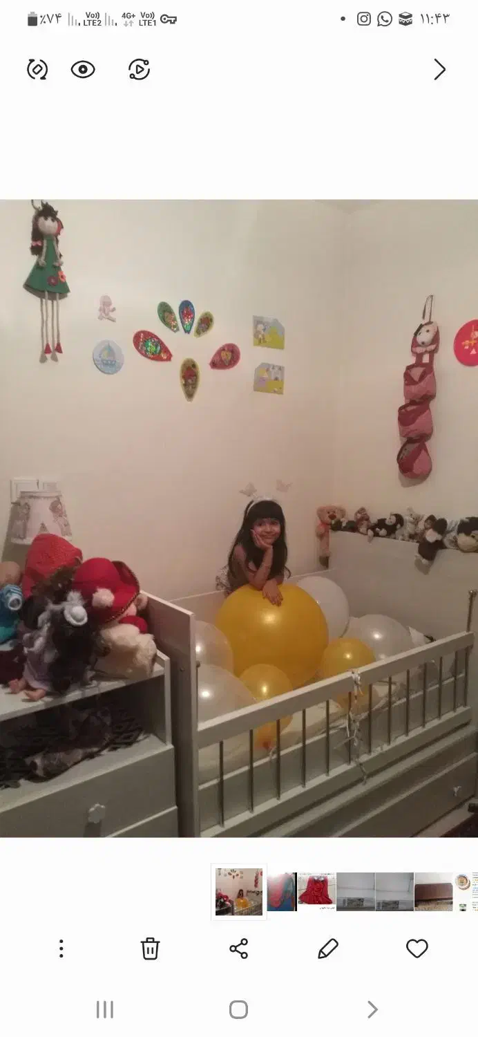 سرویس تخت نوزاد و نوجوان|تخت و صندلی بچه|هشتگرد, فاز ۷ مهستان|دیوار