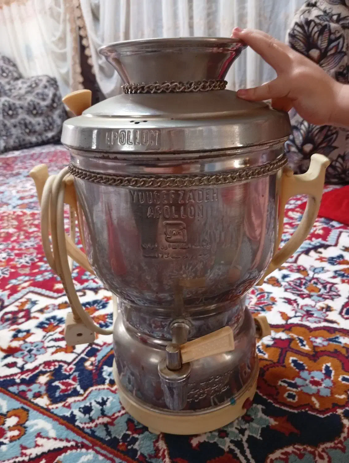 سماور برقی سالم|سماور، چای‌ساز، قهوه‌ساز|تویسرکان, |دیوار