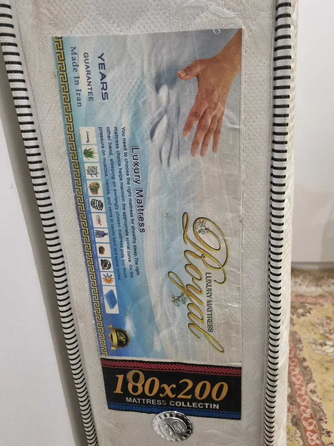 تشک تختخواب دو نفره در حد نو|تشک تختخواب|قزوین, |دیوار