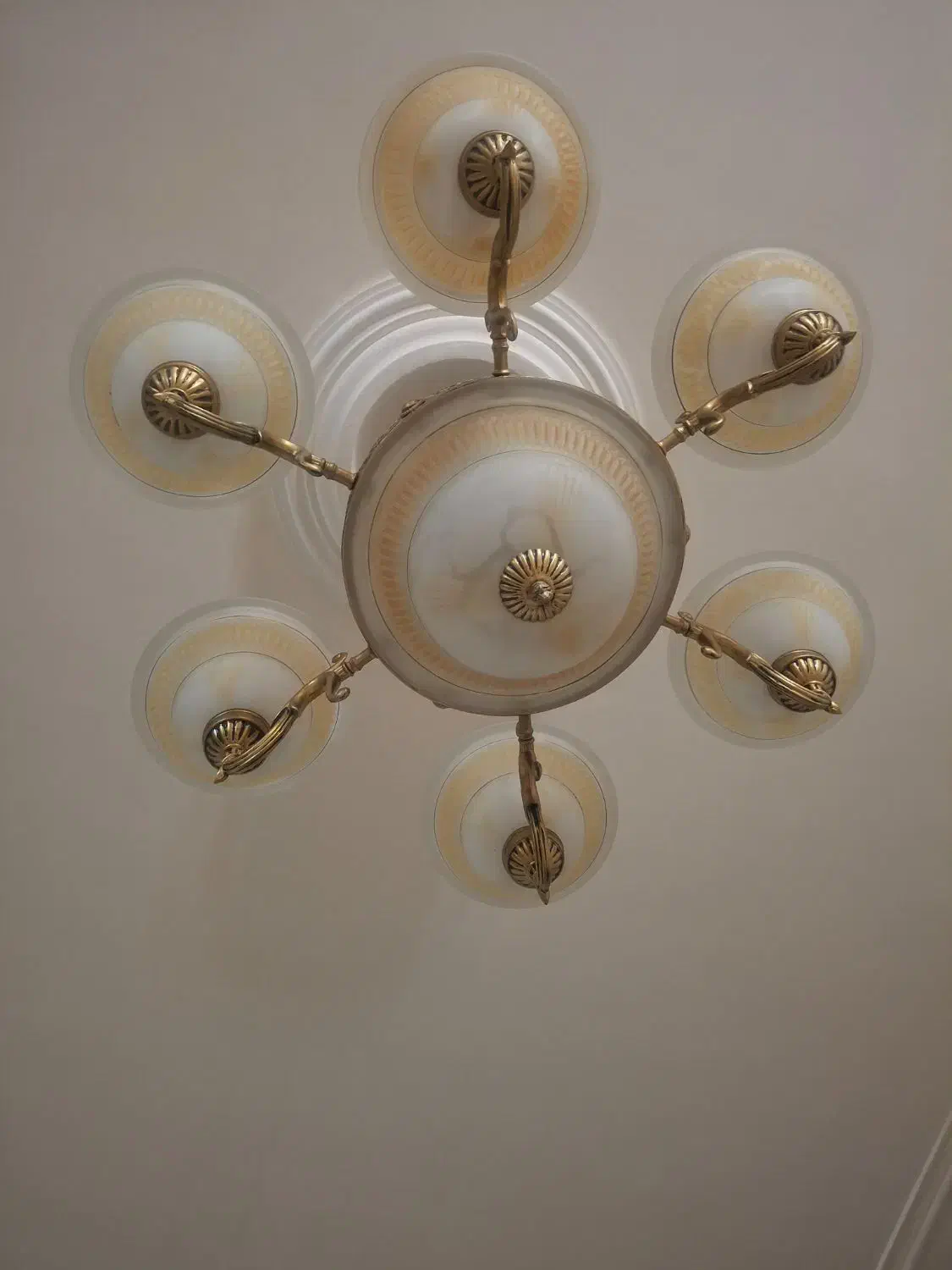 لوستر ۶ شاخه|لوستر و چراغ آویز|شاهرود, |دیوار