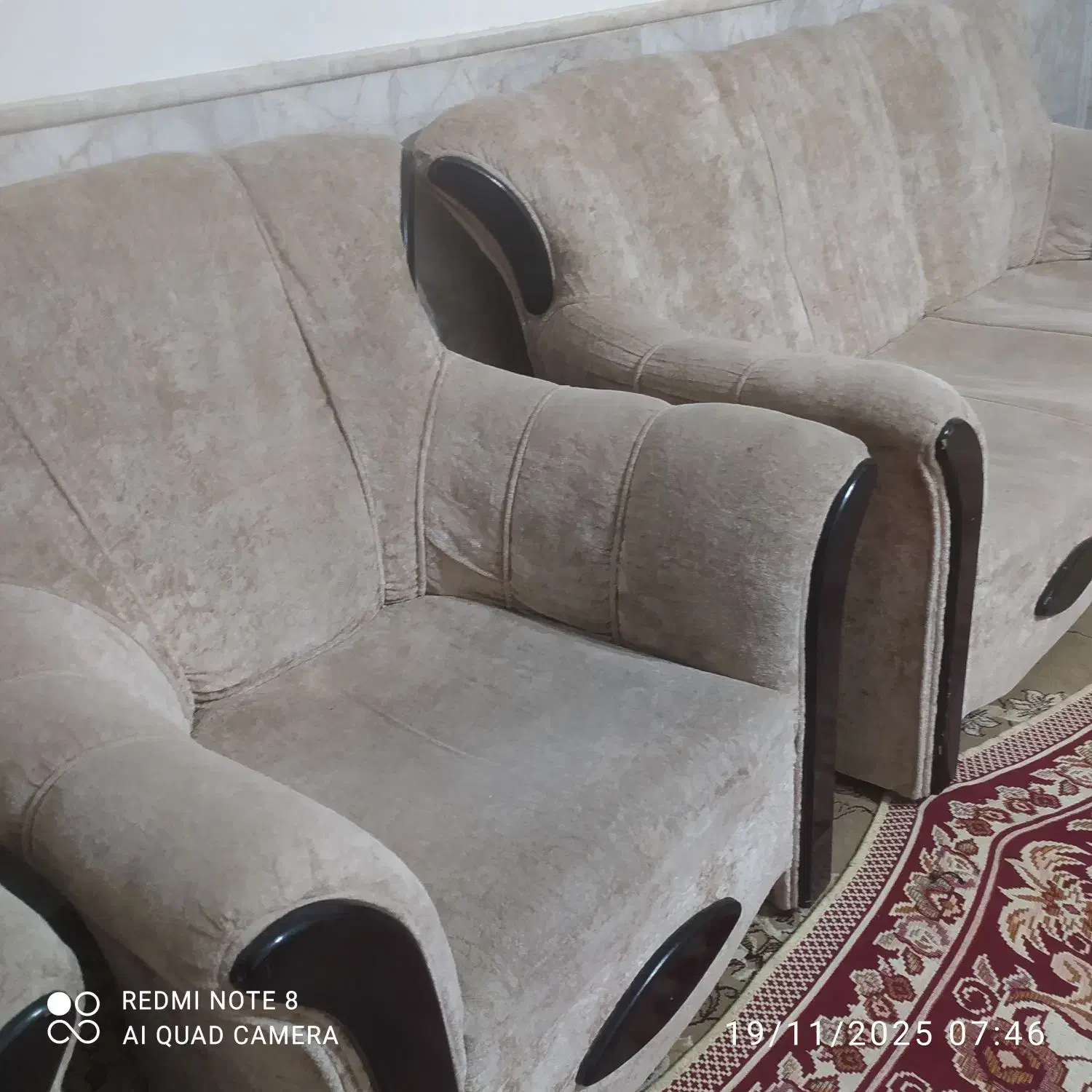 مبل،۷نفره،سالم،قیمت1300|مبلمان خانگی و میز عسلی|مشهد, شهرک ابوذر|دیوار