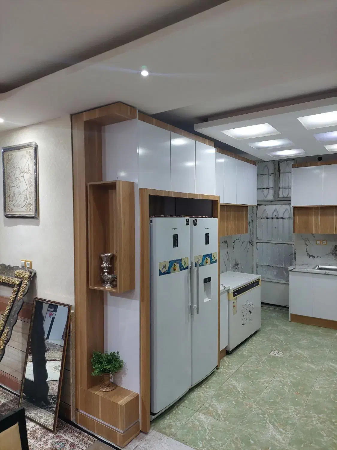 ساخت کابینت مدرن کمد دیواری طراحی و اجرا در آبادان|جاکفشی، کمد، دراور|آبادان, |دیوار