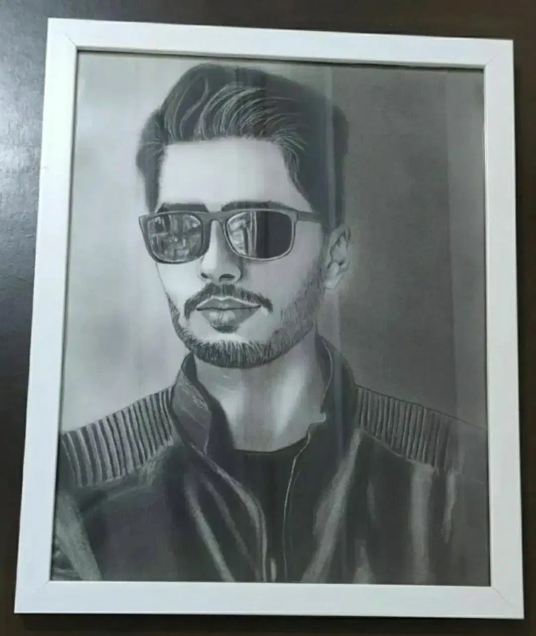 طراحی چهره سیاه قلم|تابلو، نقاشی، عکس|بندرعباس, |دیوار