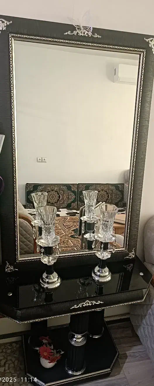 آینه شمعدانی|آینه|نظرآباد, نظرآباد|دیوار