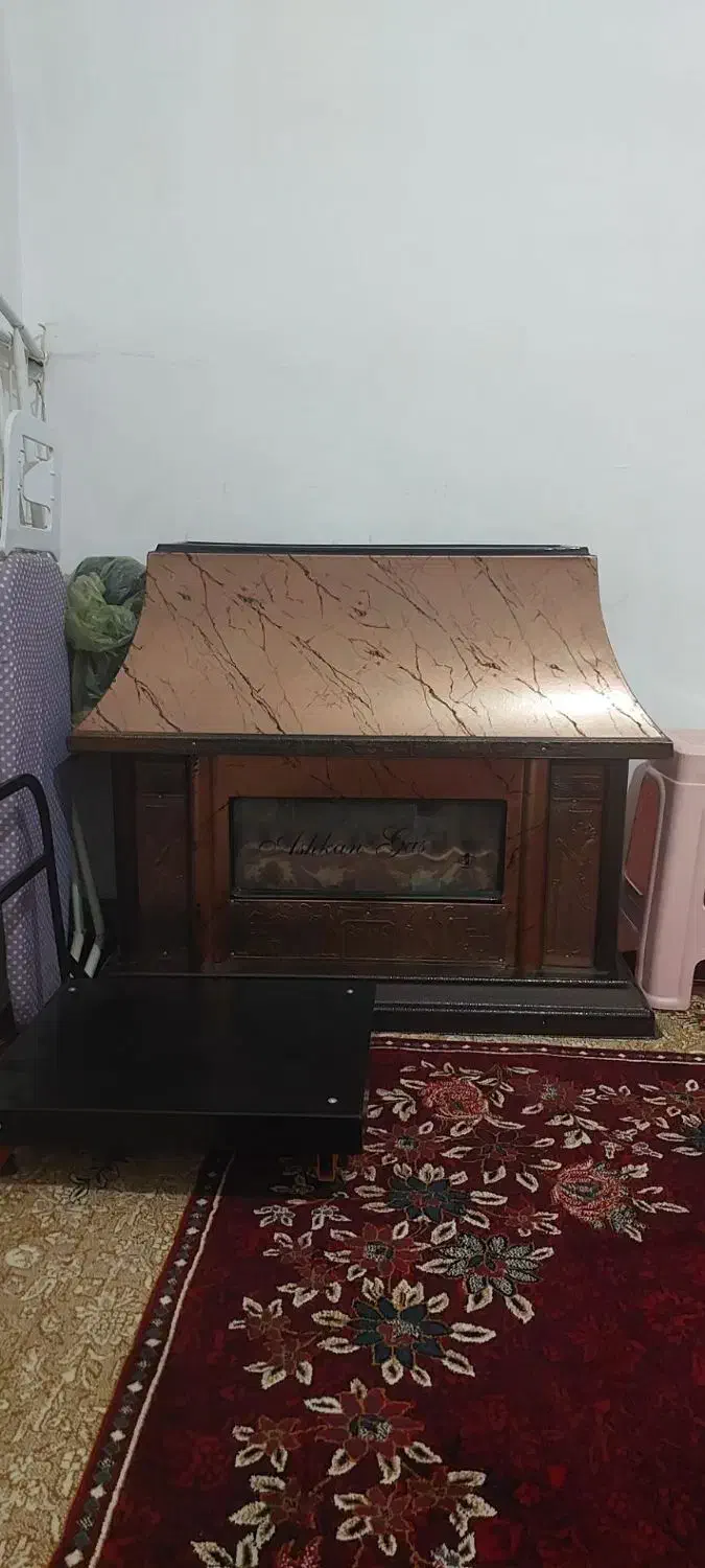 بخاری طرح شومینه سالم در حد نو|بخاری، هیتر، شومینه|کرمانشاه, |دیوار