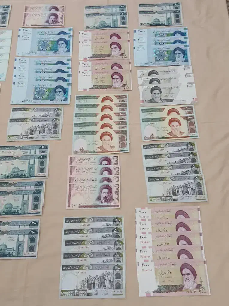 اسکناس کلکسیونی جفت و سریالی|کلکسیون سکه، تمبر، اسکناس|کرج, شهرک بنفشه|دیوار