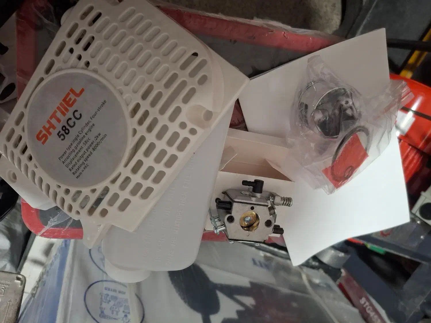 اره موتوری طرح اشتیل با لوازم|ماشین‌آلات صنعتی|یزد, |دیوار