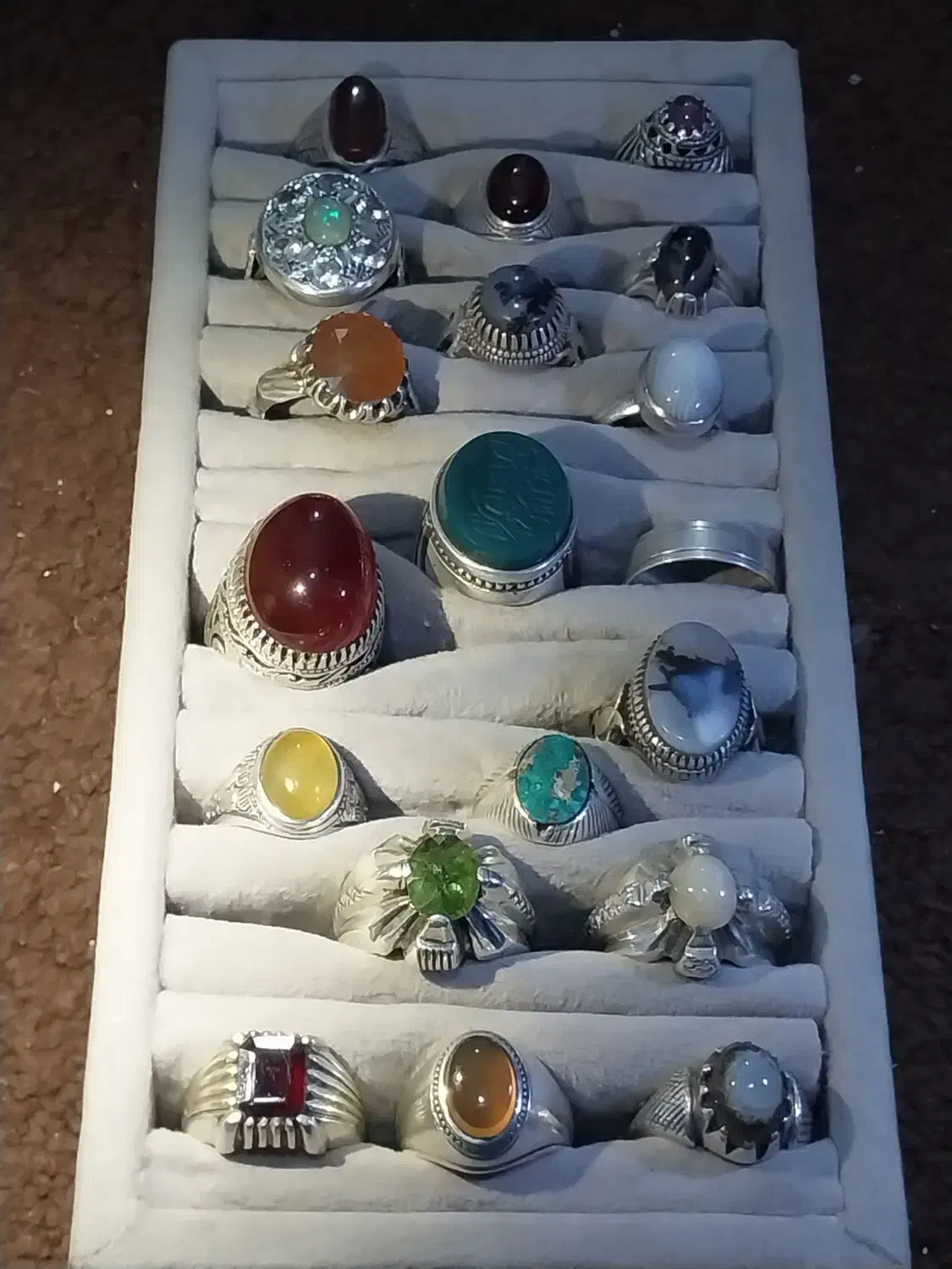 انگشترهای کمیاب دستسازکلکسیونی باسنگهای ارزشمند|جواهرات|تهران, جمهوری|دیوار