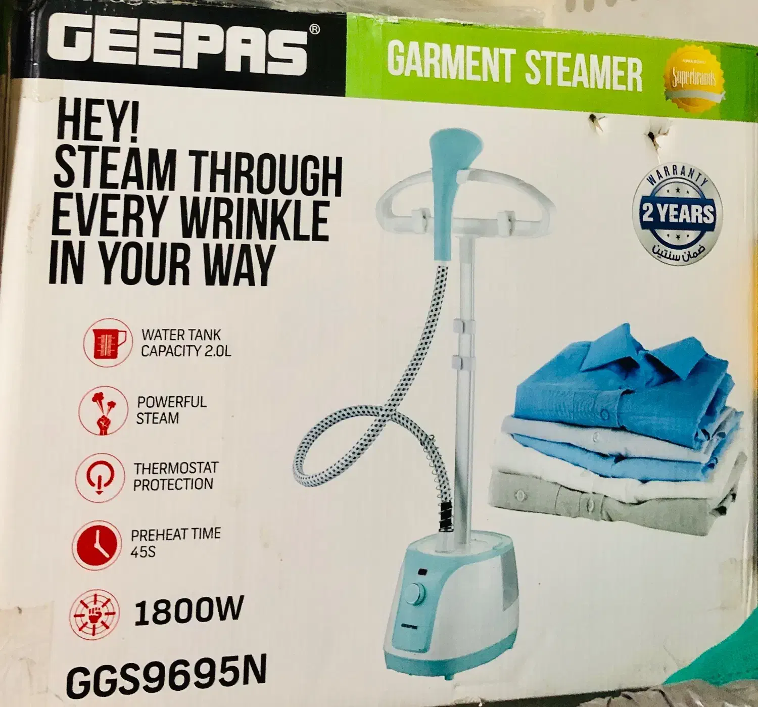 اتو بخار ایستاده جیپاس GGS9695N|اتو و لوازم اتو|تهران, شهرک نفت|دیوار