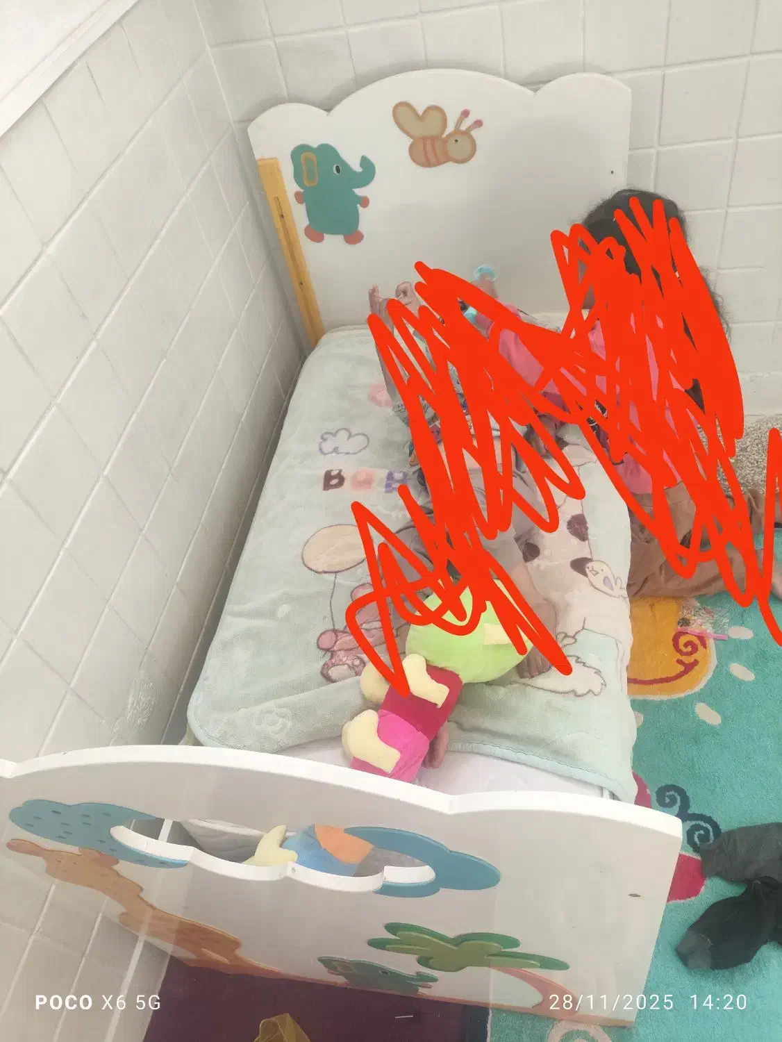 تخت خواب کودک|تخت و سرویس خواب|اندیمشک, |دیوار