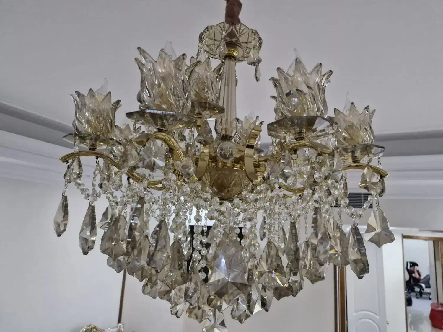 لوستر|لوستر و چراغ آویز|تهران, ستارخان|دیوار