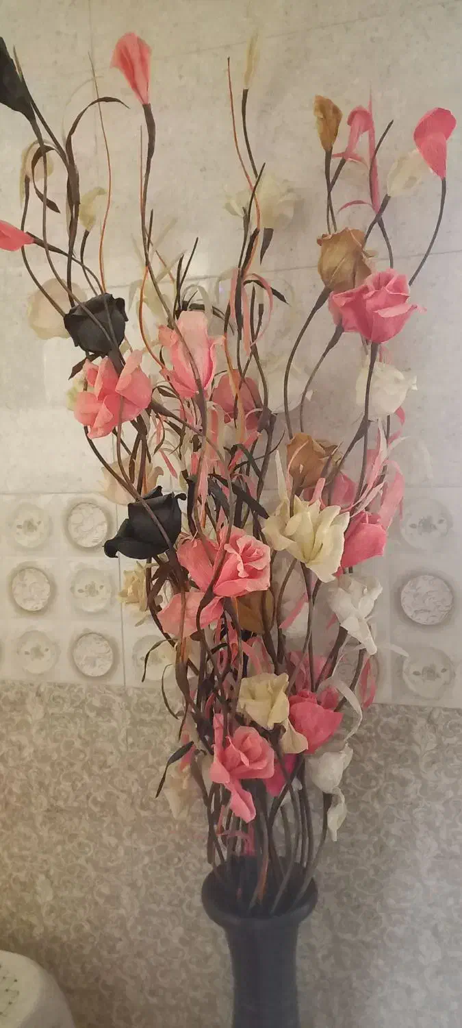 گلدون تزیینی|گل مصنوعی|زنجان, |دیوار