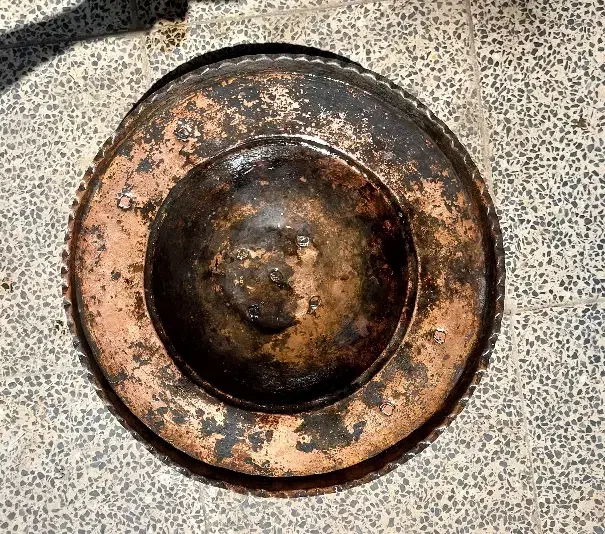 منقل مسی قدیمی کلکسیونی|کلکسیون و سرگرمی|رودسر, |دیوار