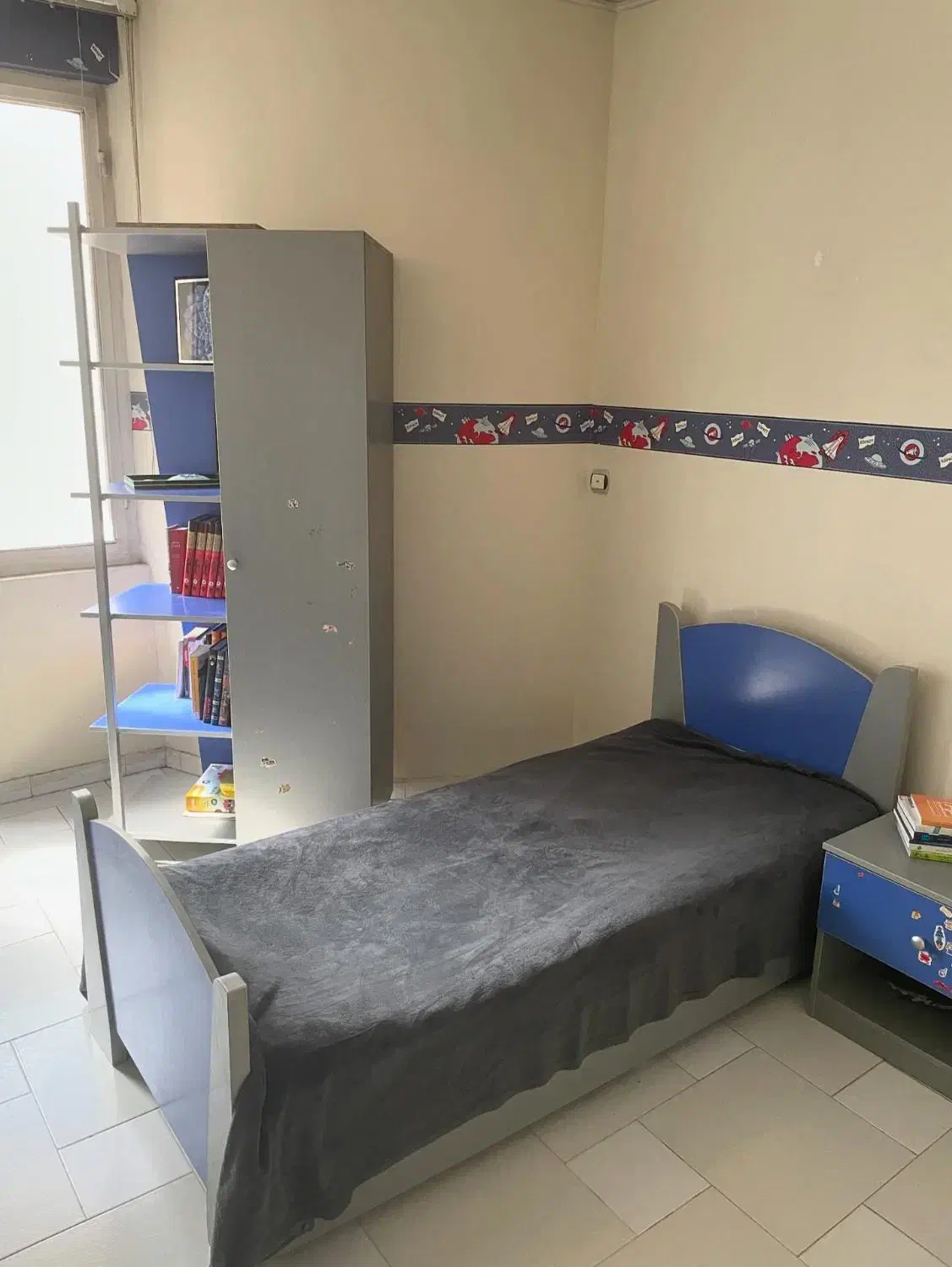 تخت کمد پسرانه|تخت و صندلی بچه|مشهد, هنرستان|دیوار