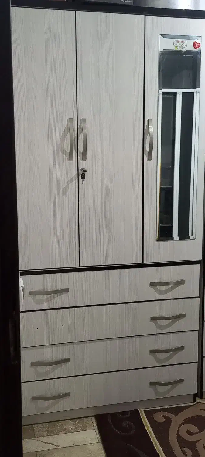 کمد لباس همراه با دراور|جاکفشی، کمد، دراور|پاکدشت, پاکدشت (مامازند)|دیوار