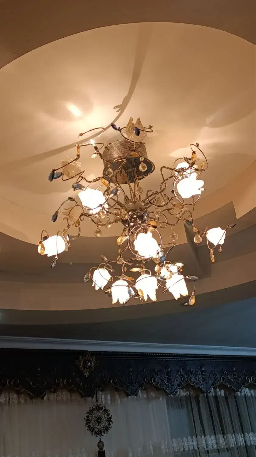 لوستر 20 شاخه|لوستر و چراغ آویز|مرند, |دیوار