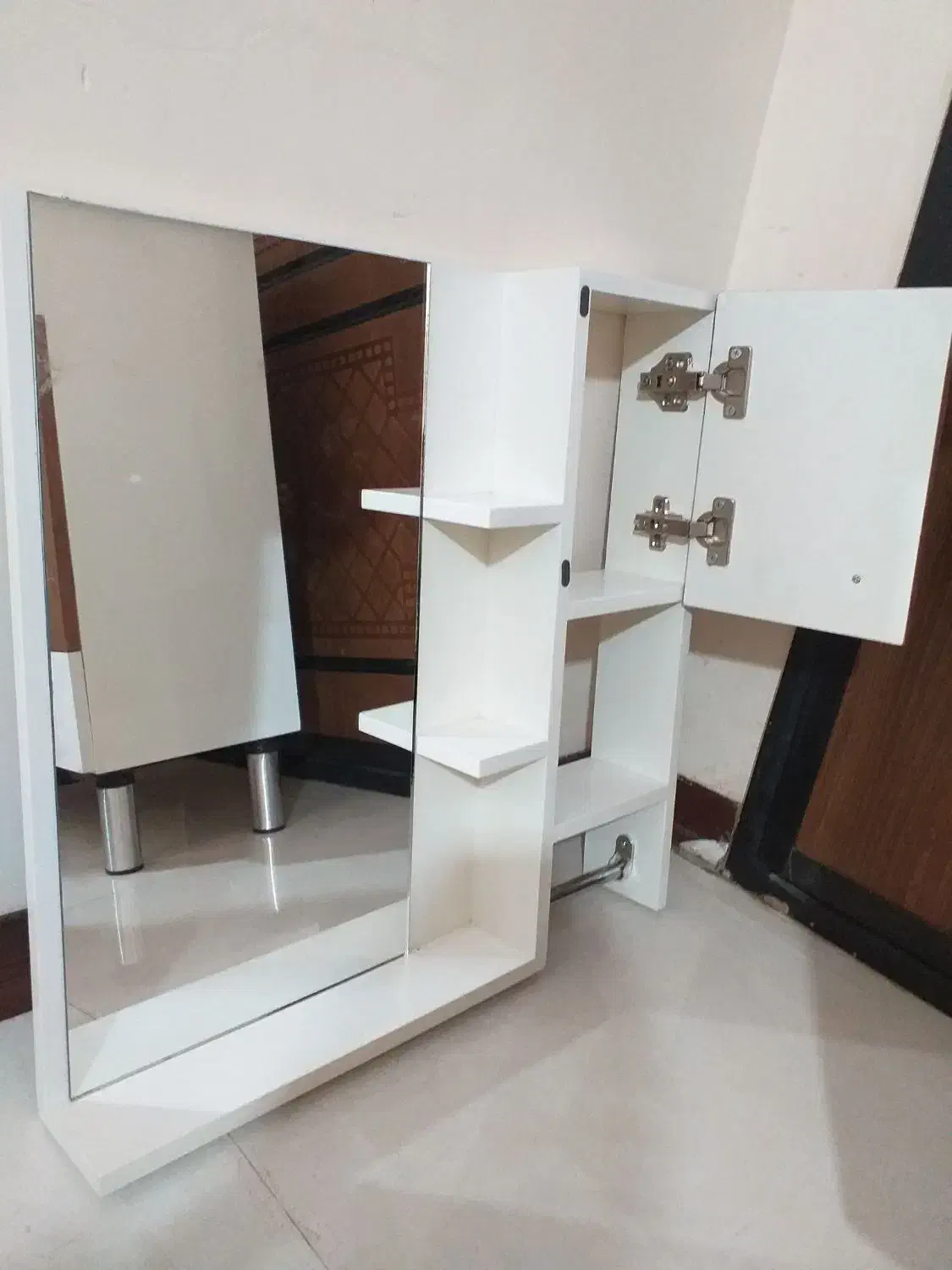 روشویی کابینتی و آینه باکس pvc|لوازم سرویس بهداشتی|تهران, هلال احمر|دیوار