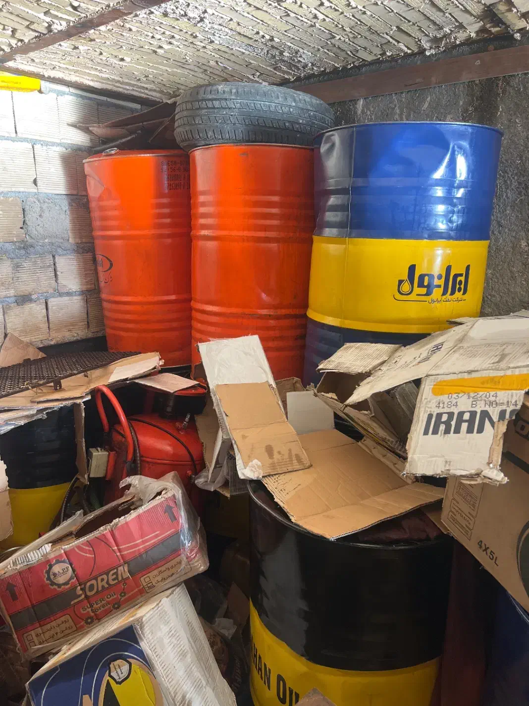 بشکه ۲۰۰ لیتری|مصالح و تجهیزات ساختمان|بندر گناوه, |دیوار