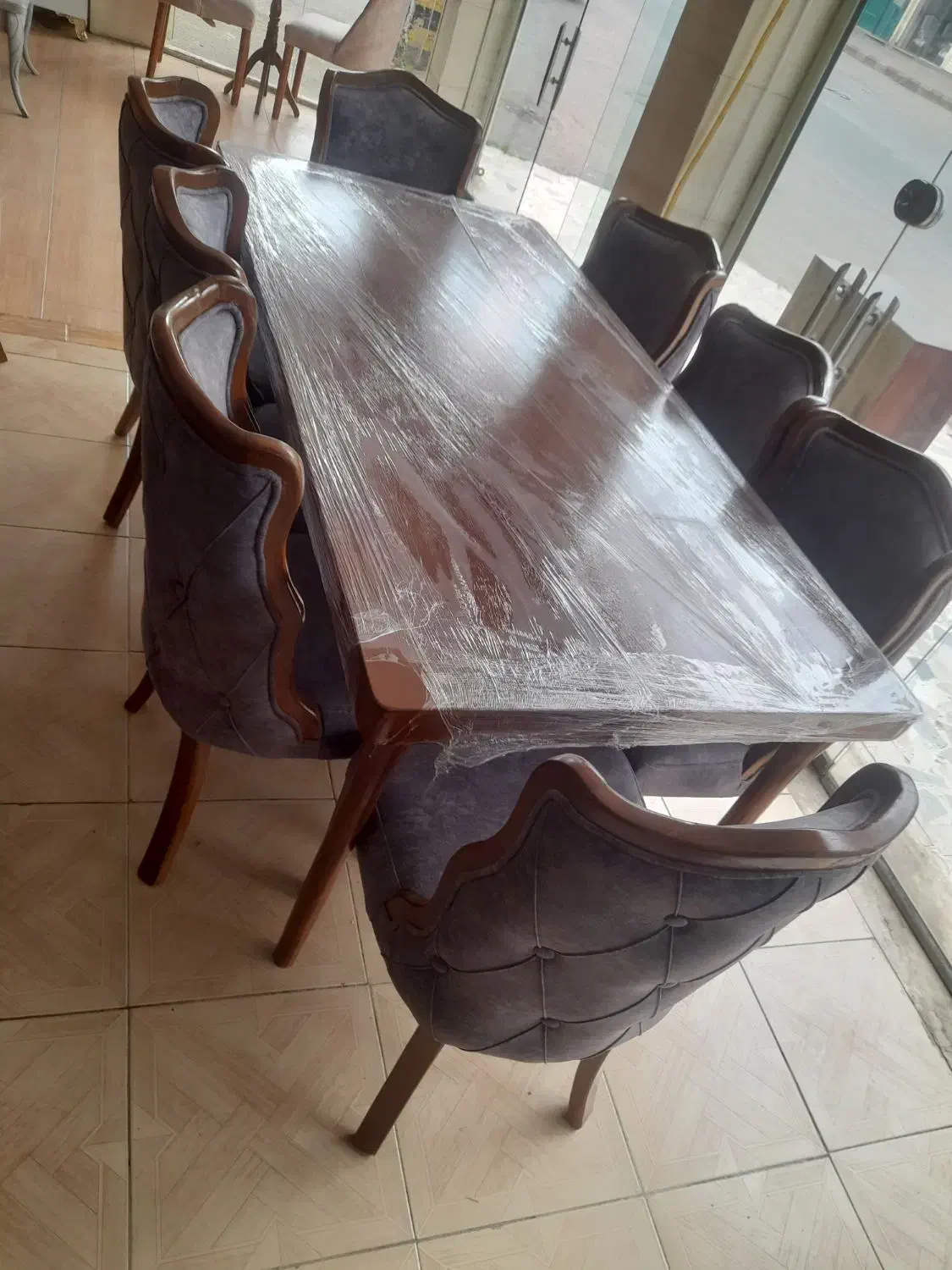 میز نهار خوری ۸ نفره|میز و صندلی غذاخوری|رشت, گلزاران|دیوار