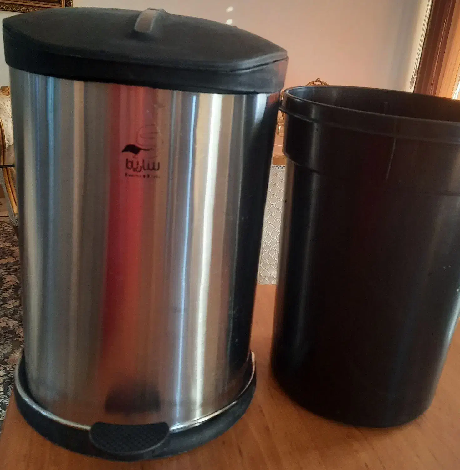 سطل زباله استیل سارینا|لوازم نظافت|کرج, اتحاد|دیوار