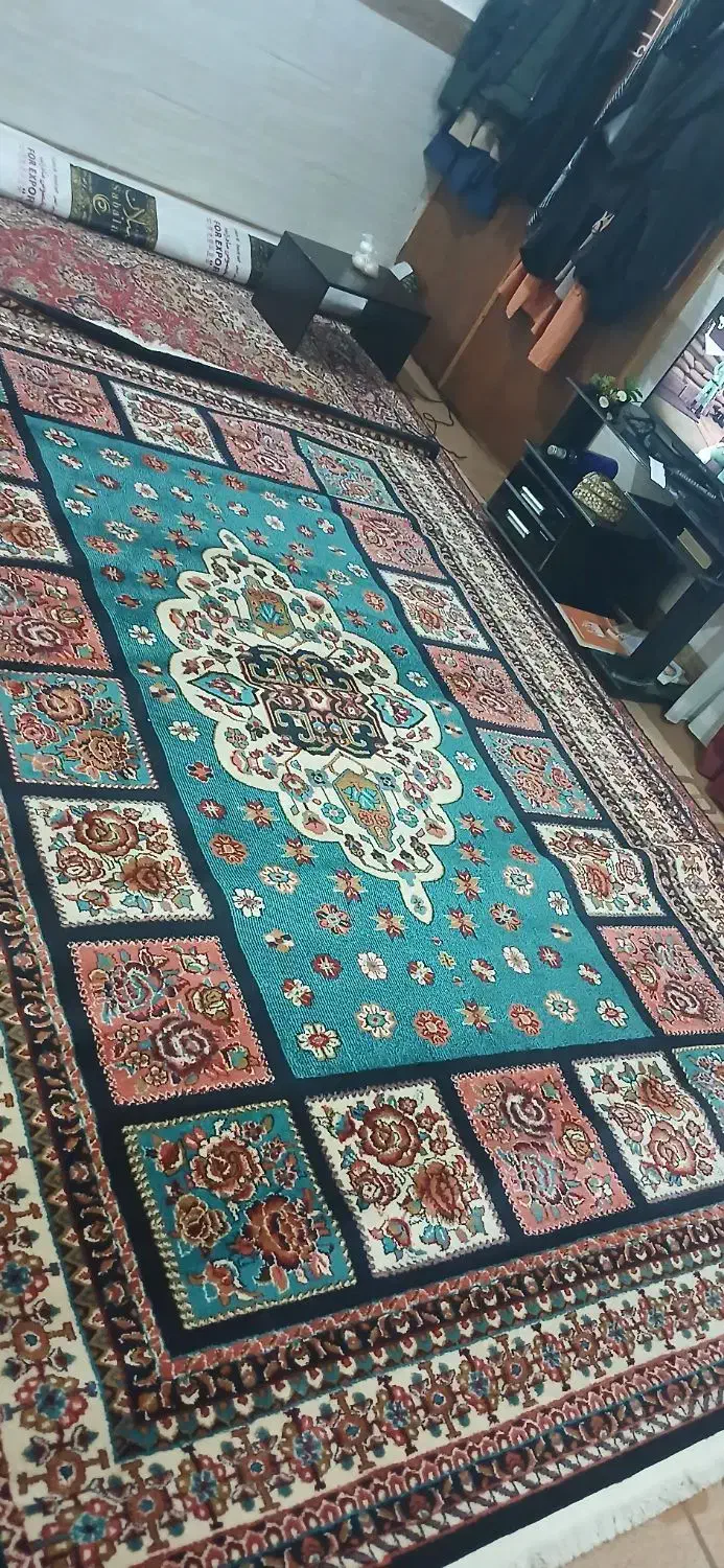 دو عدد فرش سبلان|فرش|نگین شهر, |دیوار